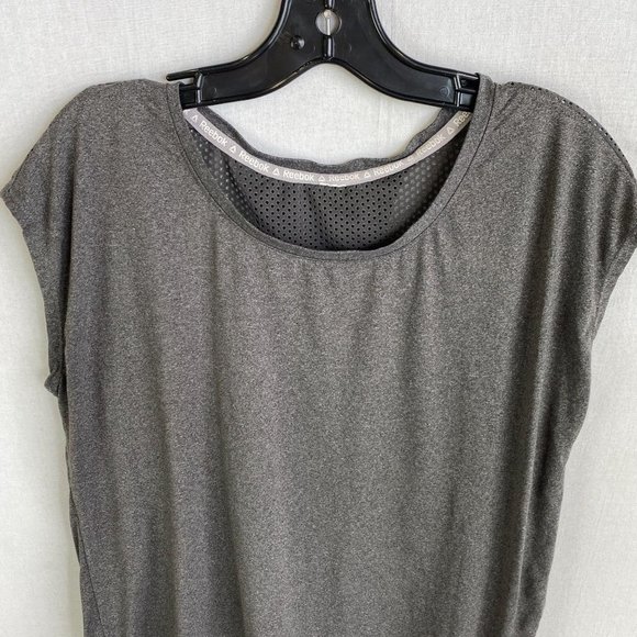 REEBOK Gray Back Mesh T - Shirt - Picture 2 of 7
